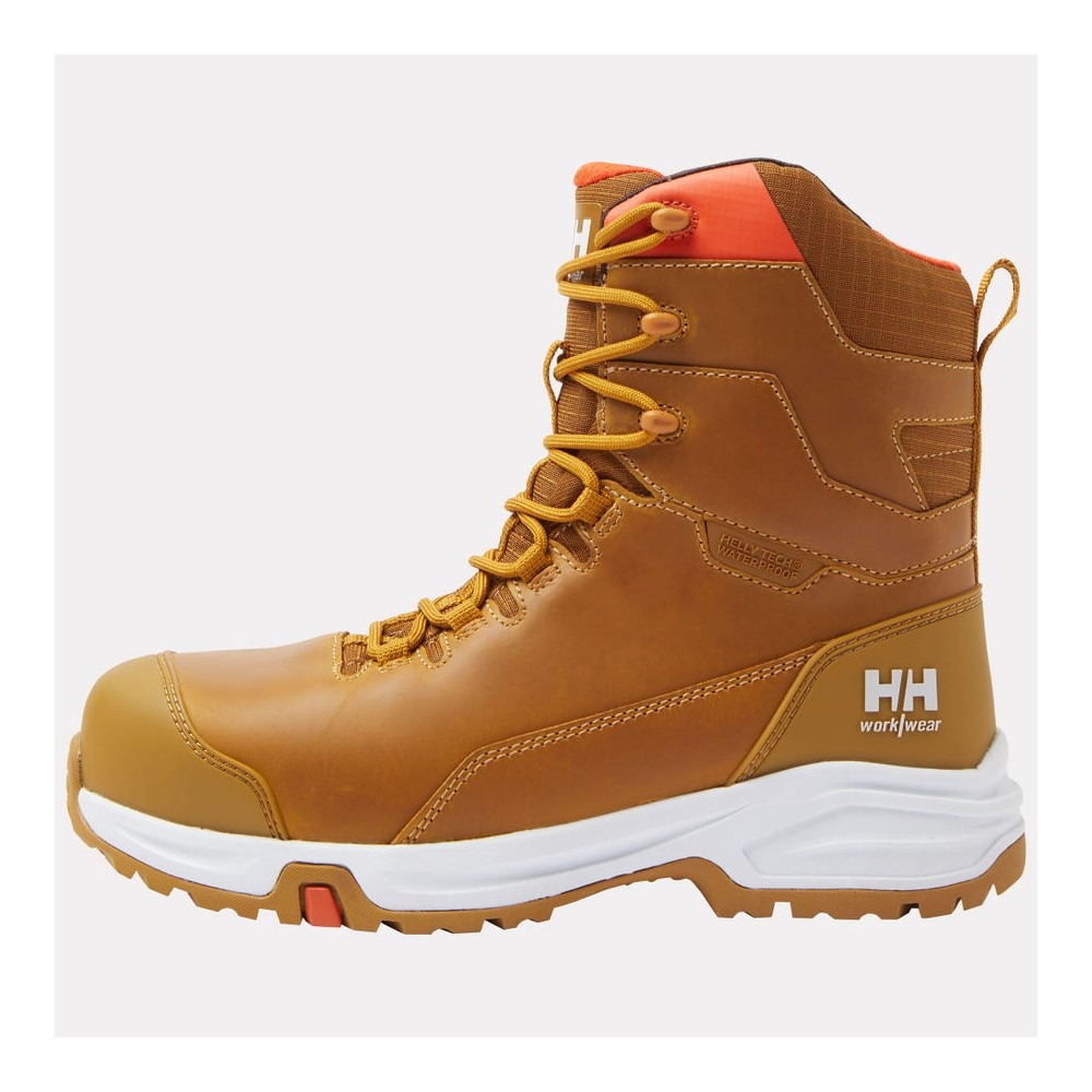 Manchester Ltr Tall Side Zip S7S Waterproof Safety BootsL H/H SZ S7S, 724